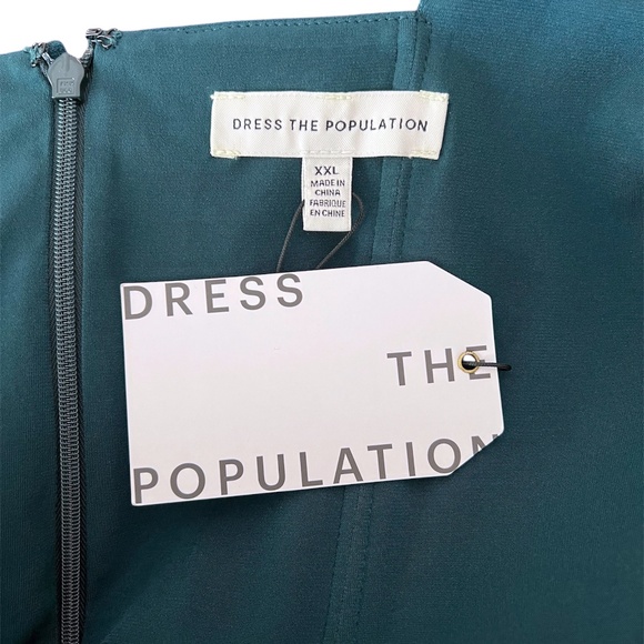NWT Dress The Population Alessia Dress in Pine Size XXL - Picture 8 of 13